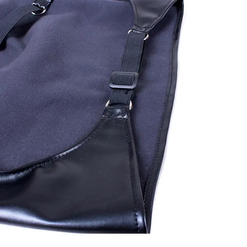 Женский сексуальный бондаж из искусственной кожи с открытой ягодицей мини пакет