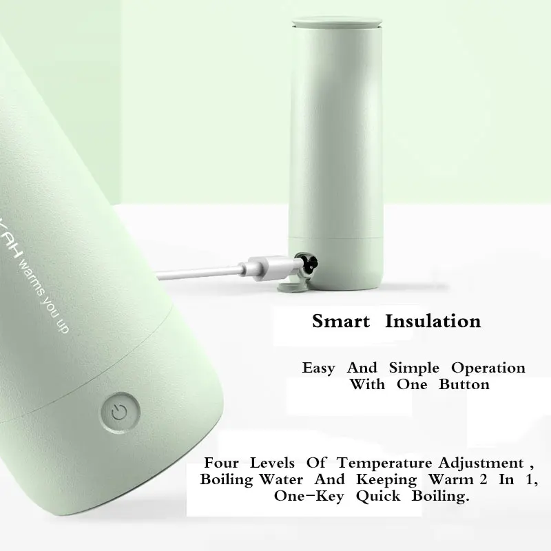 Pinkah портативный мини электрический чайник для путешествий с подогревом и