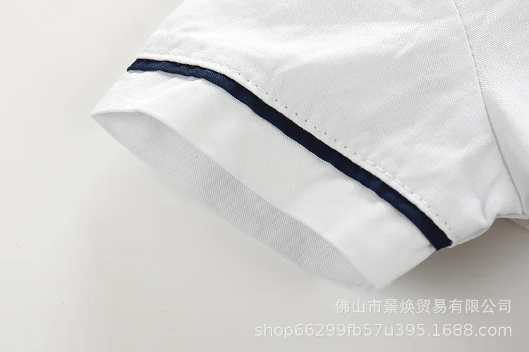 Одежда для малышей Летние Короткие хлопковые ползунки мальчиков Модный дизайн