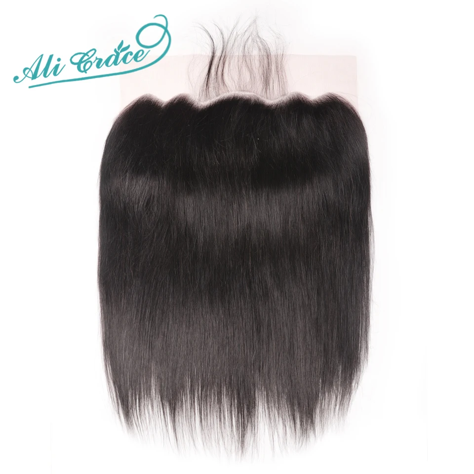 Али Грация 13х6 синтетический фронтальный волос средней плотности 130% коричневый