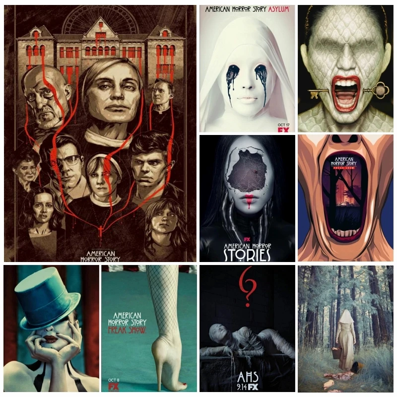 

Diy Classical Tv Show Diamond Painting American Horror Story Poster Mosaic Cross Stitch 5d Full Square Embroidery Art Kit Gift