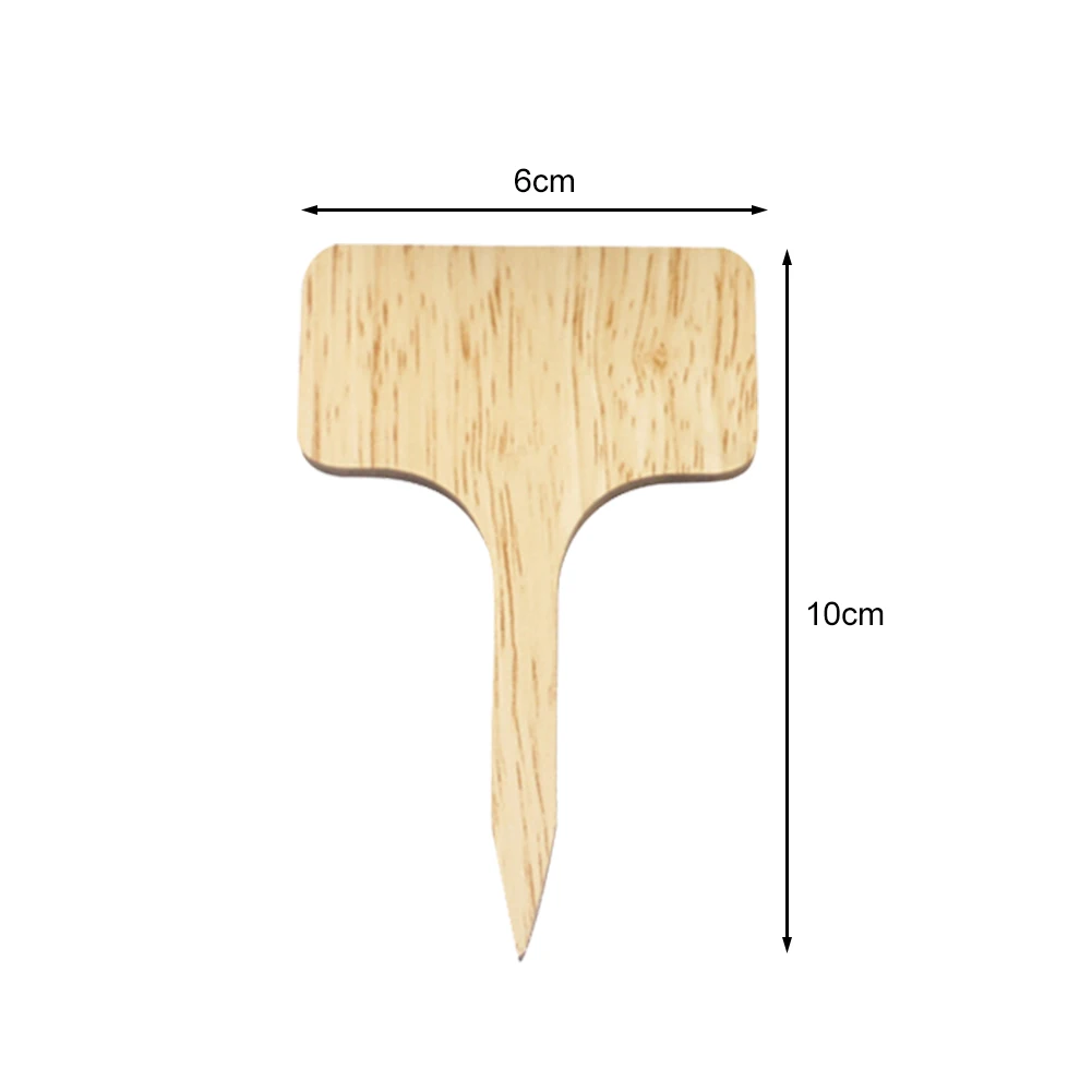 

50pcs Herbs Tags Wooden Sign Seedlings Labels Potted Garden Seed Succulent Tray Wooden Plant Horticultural Planting Tool