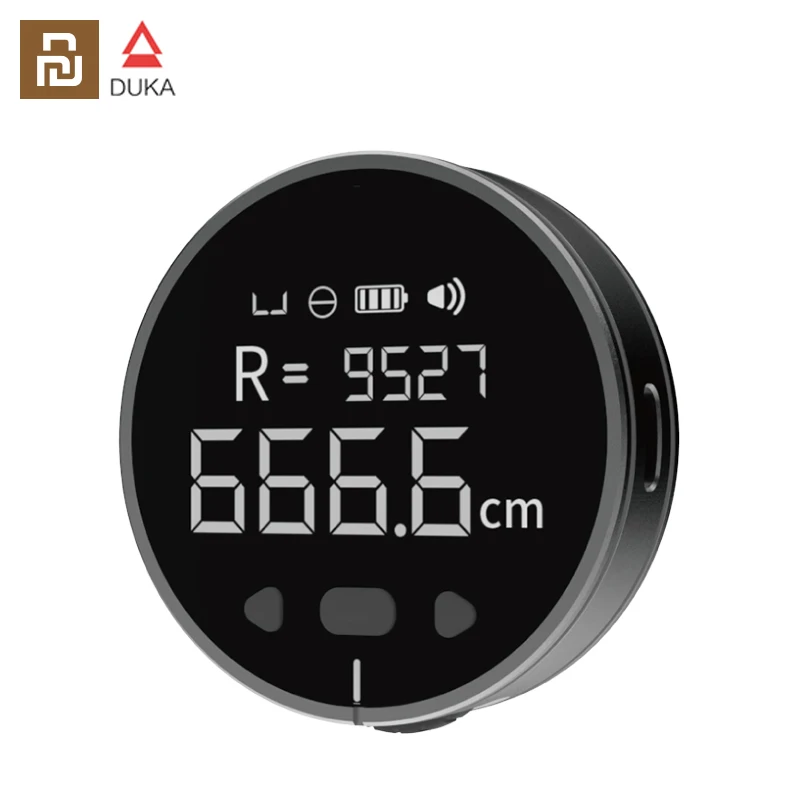 

Youpin DUKA Electronic Ruler Rechargeable 8 Functions Rangefinder Portable HD LCD Screen Long Standbuy Multifunction ruler
