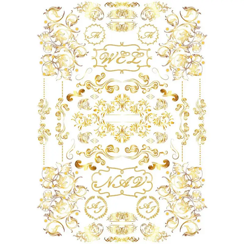 2 шт./лот Ретро украшение из розового золота альбом для скрапбукинга журнал