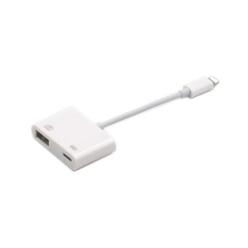 OTG адаптер для Iphone Lightning к USB кабель зарядки и передачи данных карта клавиатуры