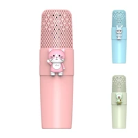 2022 children mini kids microphone cartoon k9 handheld karaoke mobile phone wireless bluetooth microphone