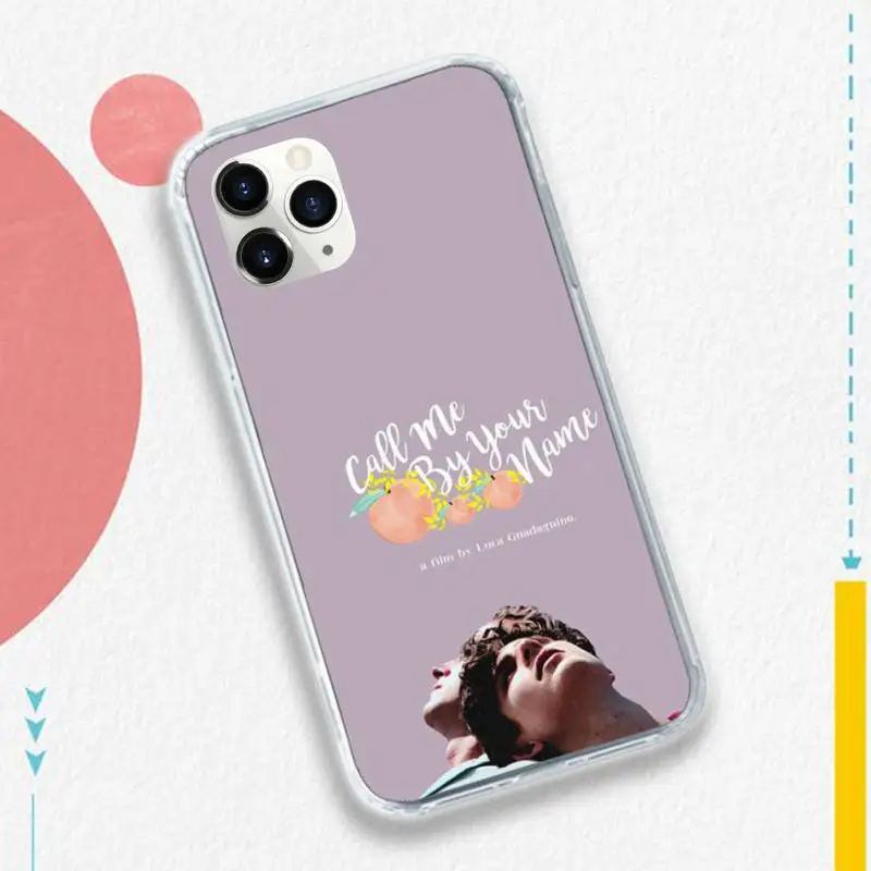 

call me by your name poster Phone Case for iPhone 11 12 pro XS MAX 8 7 6 6S Plus X 5S SE 2020 XR
