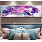 Настенная картина, холст с изображением фиолетовых облаков, абстрактная картина маслом, думайте независимо от гостинной, холст, Современный художественный плакат и печать