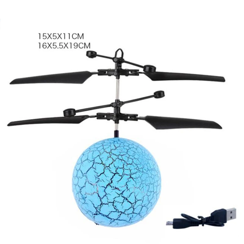 Новый датчик температуры ABS bola Led luz intermitente RC helicóptero Индуктивный напряжения| |