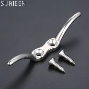 4-дюймовый морской флагшток из нержавеющей стали, зажим, фиксированный крючок, веревка для флага, заглушка, Заглушка для хохлада, лодки, закрепление, Привязка к докам, брезенты, навесы