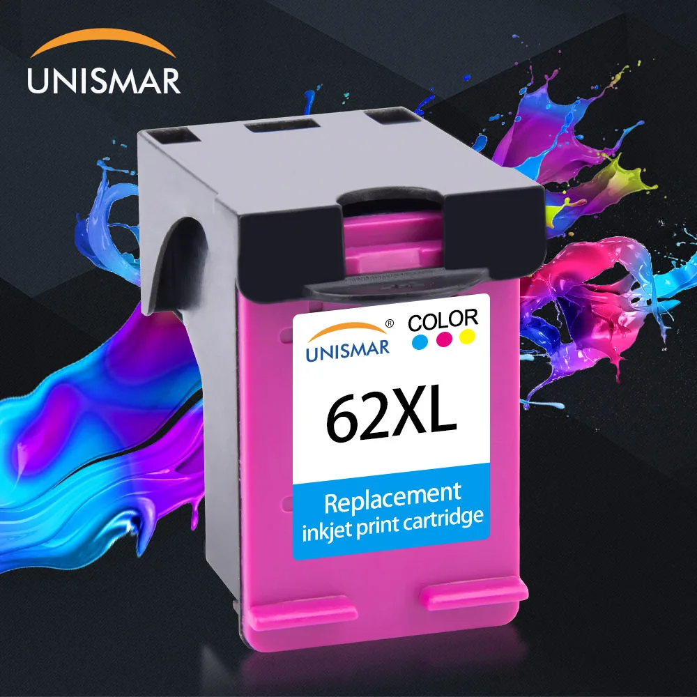 Чернильные картриджи Unismar 62XL C2P07A для HP 62 XL 5640 5660 7640 5544 5545 5546 5548 Officejet 5740 5741 5742 5743