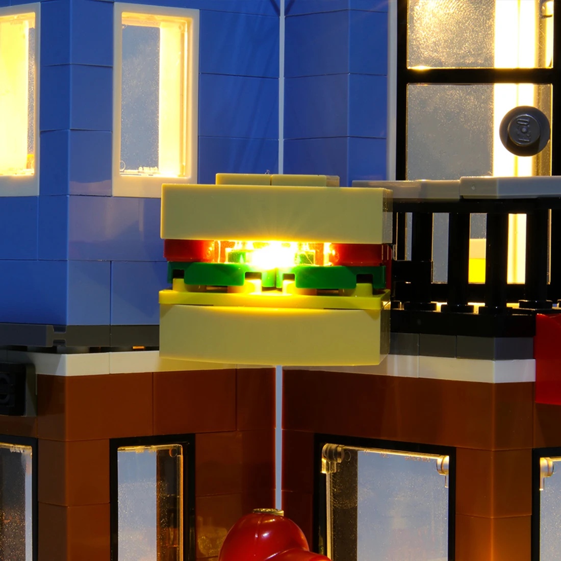 

USB Lighting Kit for Corner Sandwich Shop 31050 (Only LED Light, No Block Kit)