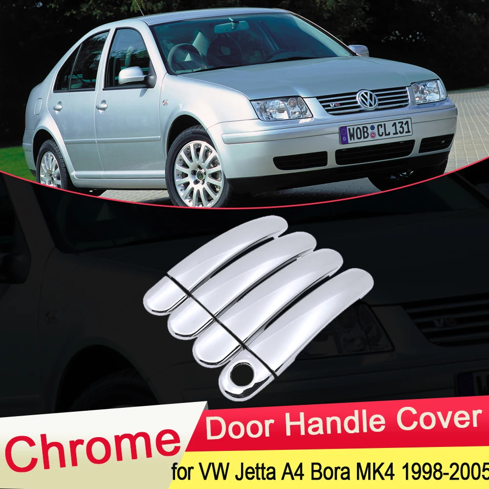 Для Volkswagen VW Jetta A4 Bora MK4 1998 ~ 2005 хромированная крышка для дверной ручки накладка