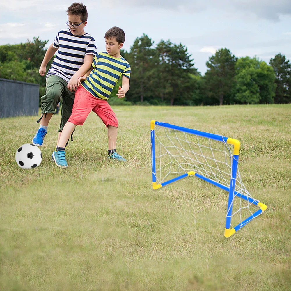 

60cm Football Net Door Soccer Mesh Gate Outdoor Sports Net for Kids (Blue)