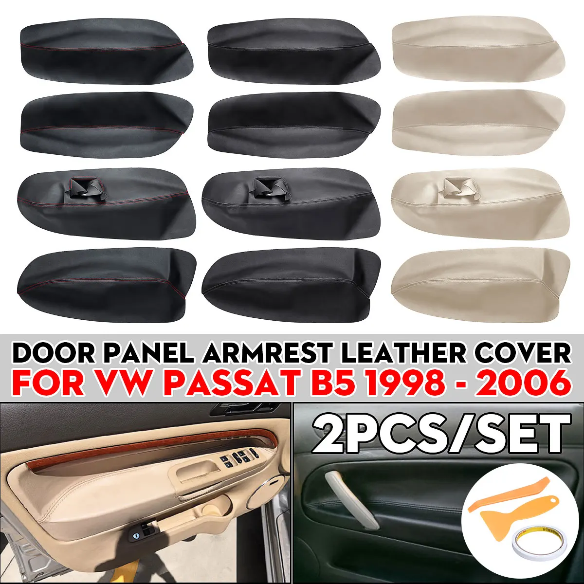 

Панель автомобильной двери из микрофибры, подлокотник, крышка с наклейкой, отделка для Volkswagen VW Passat B5 1998 1999 2000 2001 2002 2003 2004 2005 2006