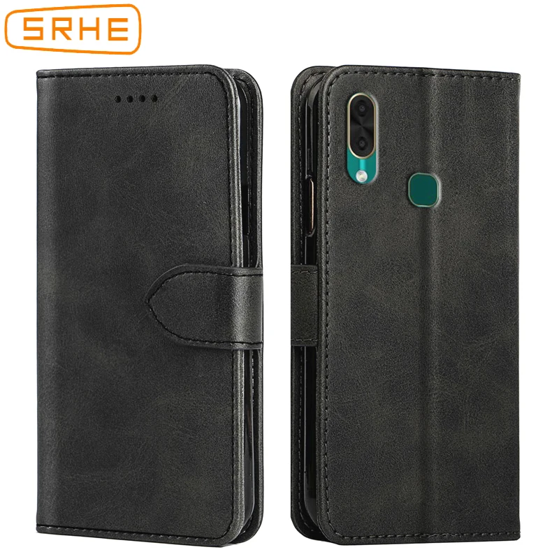 SRHE чехол для Leagoo S11 Флип кожаный Бизнес роскошный мягкий силиконовый магнит