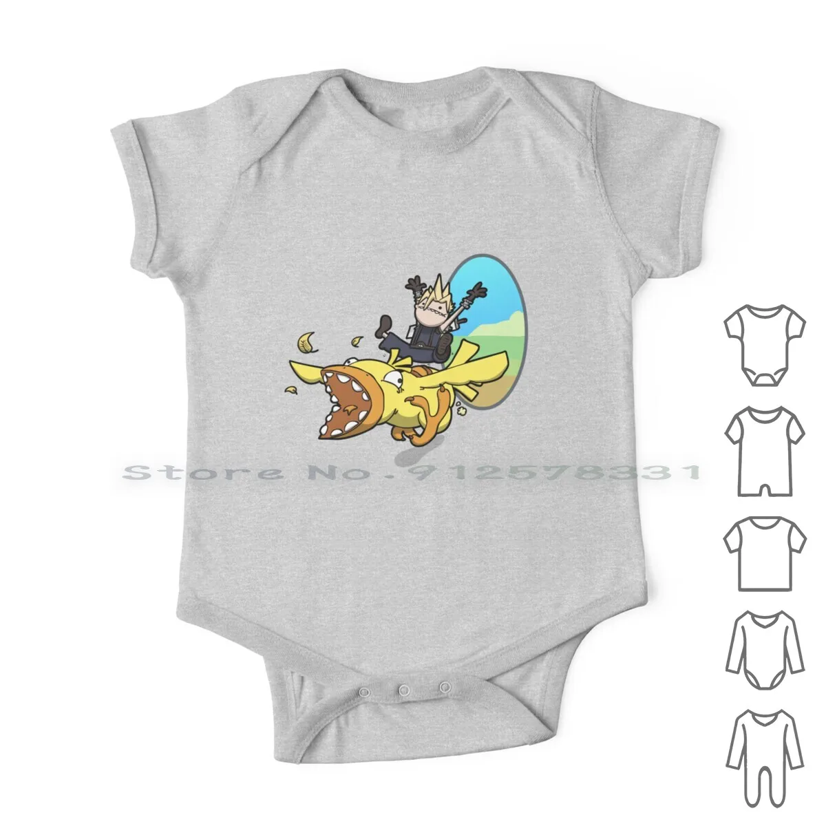 

A Magnificent Creature Newborn Baby Clothes Rompers Cotton Jumpsuits Chocobo Final Fantasy Cloud 5 6 7 8 9 10 Viii Xiii Xiv