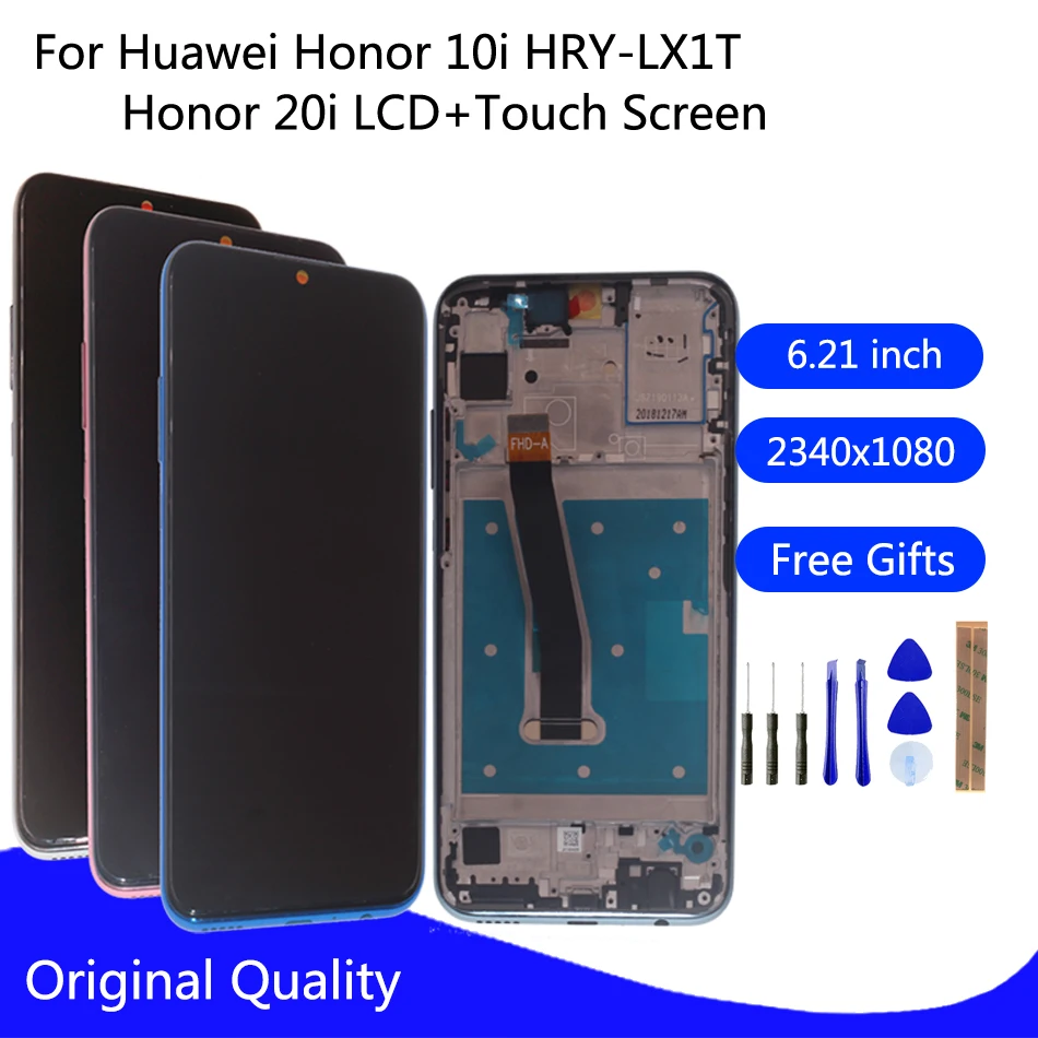 Оригинальный ЖК-дисплей для Huawei Honor 10i сенсорный экран 20i зеркальный с рамкой |