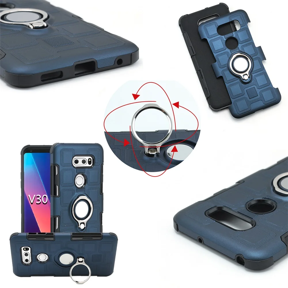Противоударный чехол для LG V30 K12 K11 Plus K50 K40 Coque Kickstand Armor Cover For K10 Pro K9 K8 2018 K4 2017 EU Funda |