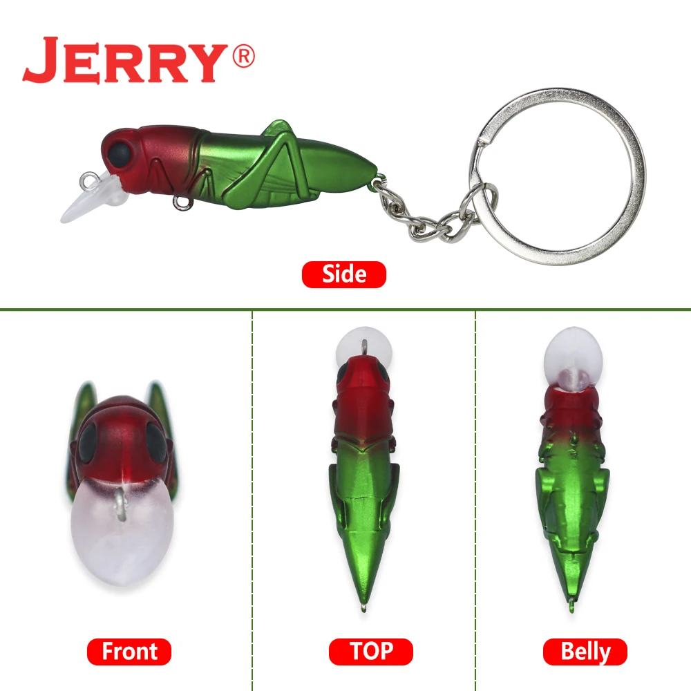 Jerry брелок рыболовная приманка Кузнечик насадка плавающая топвотер Рождество