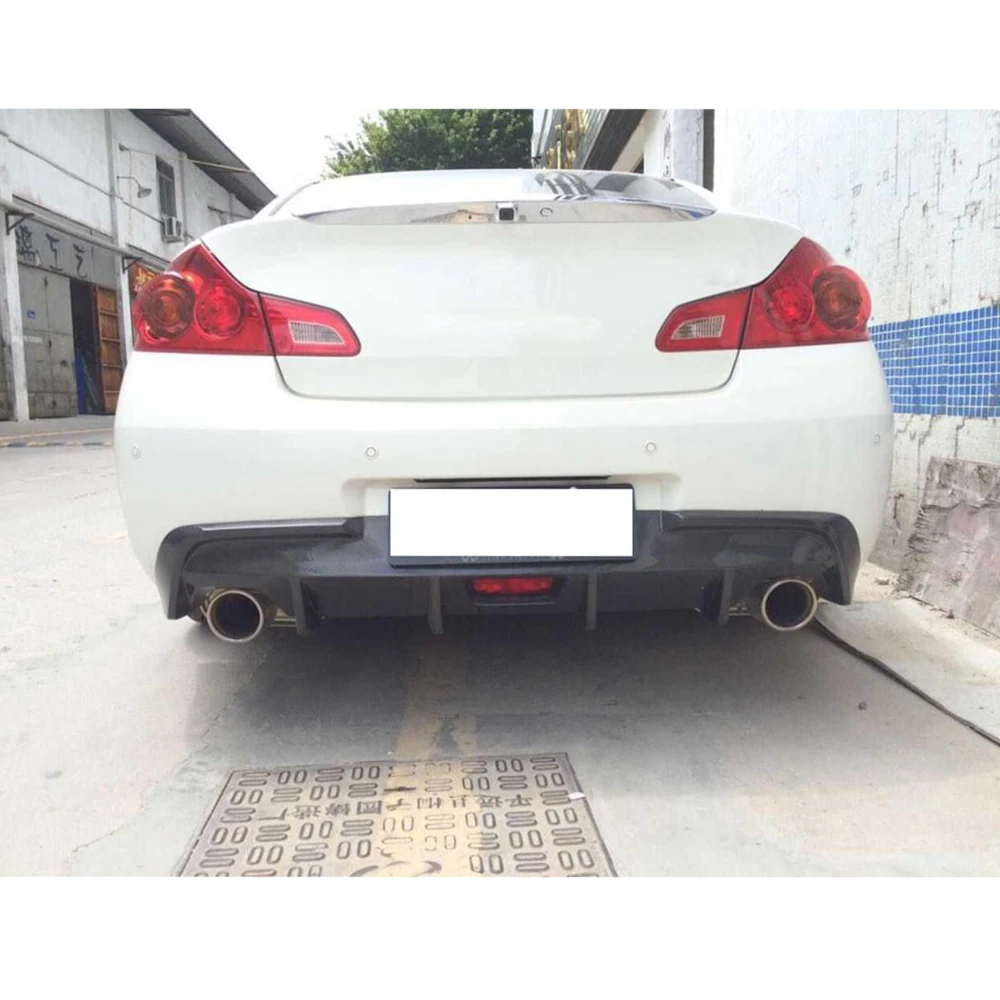 Углеродного волокна/FRP задний бампер диффузор спойлер для Infiniti G37 G37S база седан и Спорт 4 двери 2009-2013