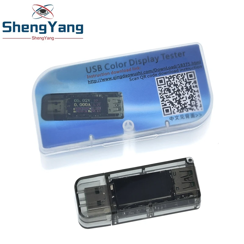 5A USB тестер цвет экран Напряжение Амперметр мощность протокола быстрой зарядки