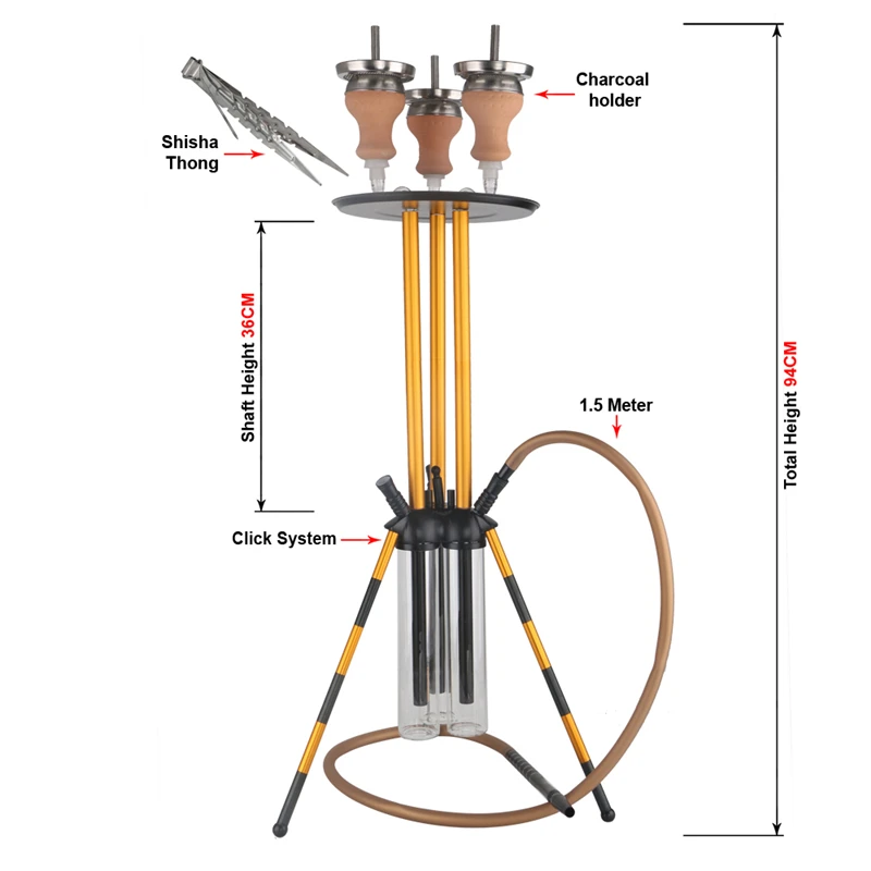 Кальян кальян большой размер 3 вкуса 2019|Трубки и аксессуары для кальяна| |