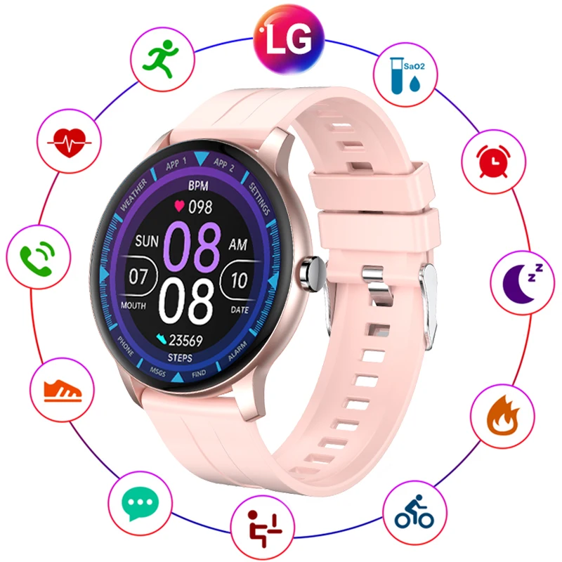 Смарт-часы LIGE с Bluetooth пульсометром и тонометром | Электроника
