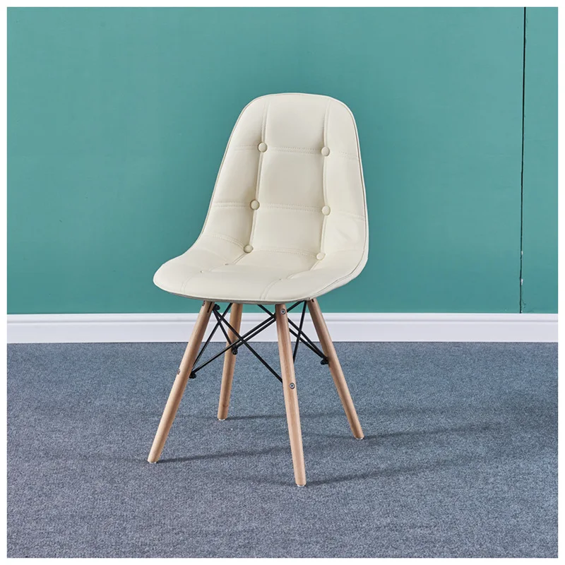 Современный акцент обеденные стулья с мягкие деревянные Эйфелева Базовая