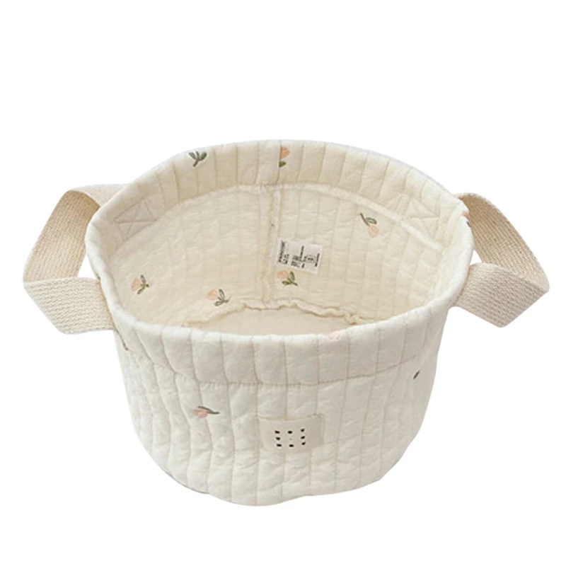 

Новые детские сумки, милая сумка для подгузников с вышивкой, модная корзина для хранения, Хлопковая сумка для мамы, многофункциональная сум...