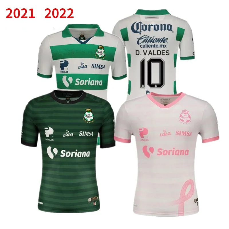 

2021 2022 Santos Laguna home Джерси, взрослая спортивная рубашка, высококлассная Настройка
