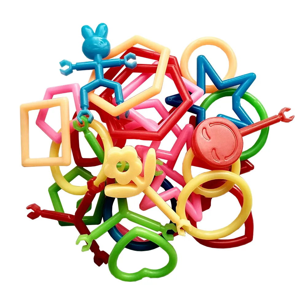 100 шт./лот пластиковые строительные блоки Smart Stick детская Сборка DIY игрушки игра