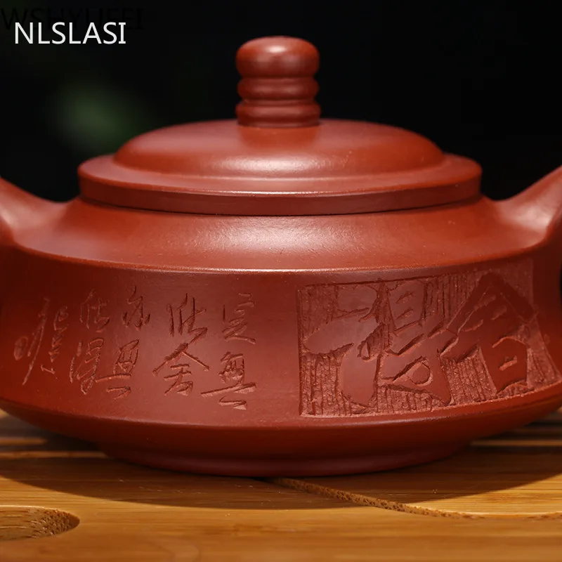 Чайник NLSLASI Yixing Zisha известный чайник Dahongpao чистый ручной работы из сырой руды и