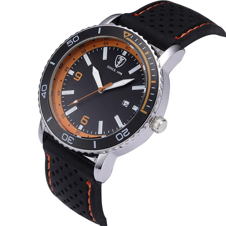 Мужские часы спортивные повседневные силиконовые кварцевые 2019 | Наручные