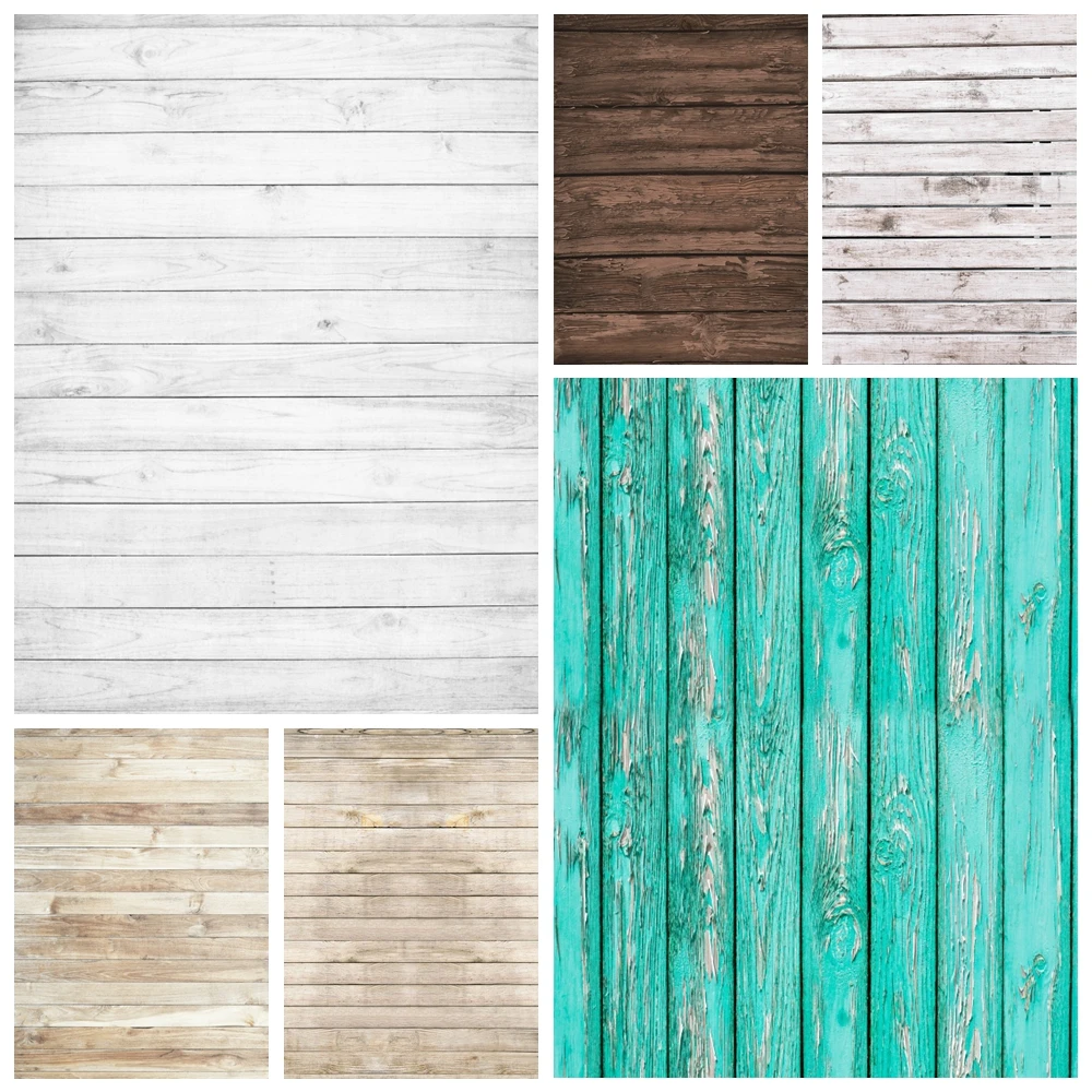

Laeacco Wooden Board Texture Planks Grain Grunge Portrait Photography Backdrops Photo Backgrounds Baby Shower Photophone Props
