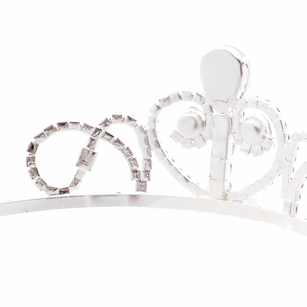 1 шт. для женщин корона принцессы ободок с украшением в виде кристаллов Стразы