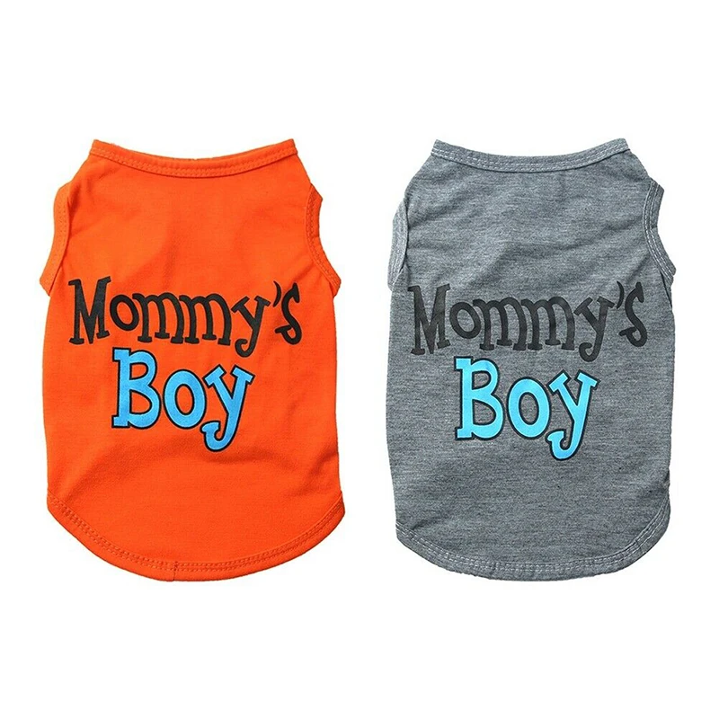 Мягкая футболка для мамы и мальчика с надписью маленьких щенков кошек Летние