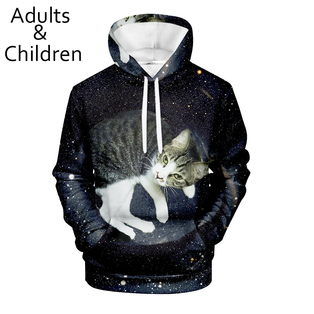 

Animal Cat 3D Hoodie Sweatshirt Street Animal Harajuku Clothing Fall Men Women Fashion Comfortable High Quality Pullover