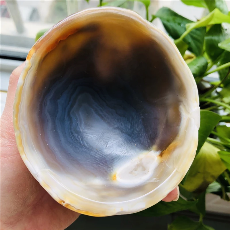 

Натуральный кристаллический Агат чаша, агат, пепельница, Хрустальная пепельница, украшение для дома, камни и минералы, Исцеляющие кристаллы