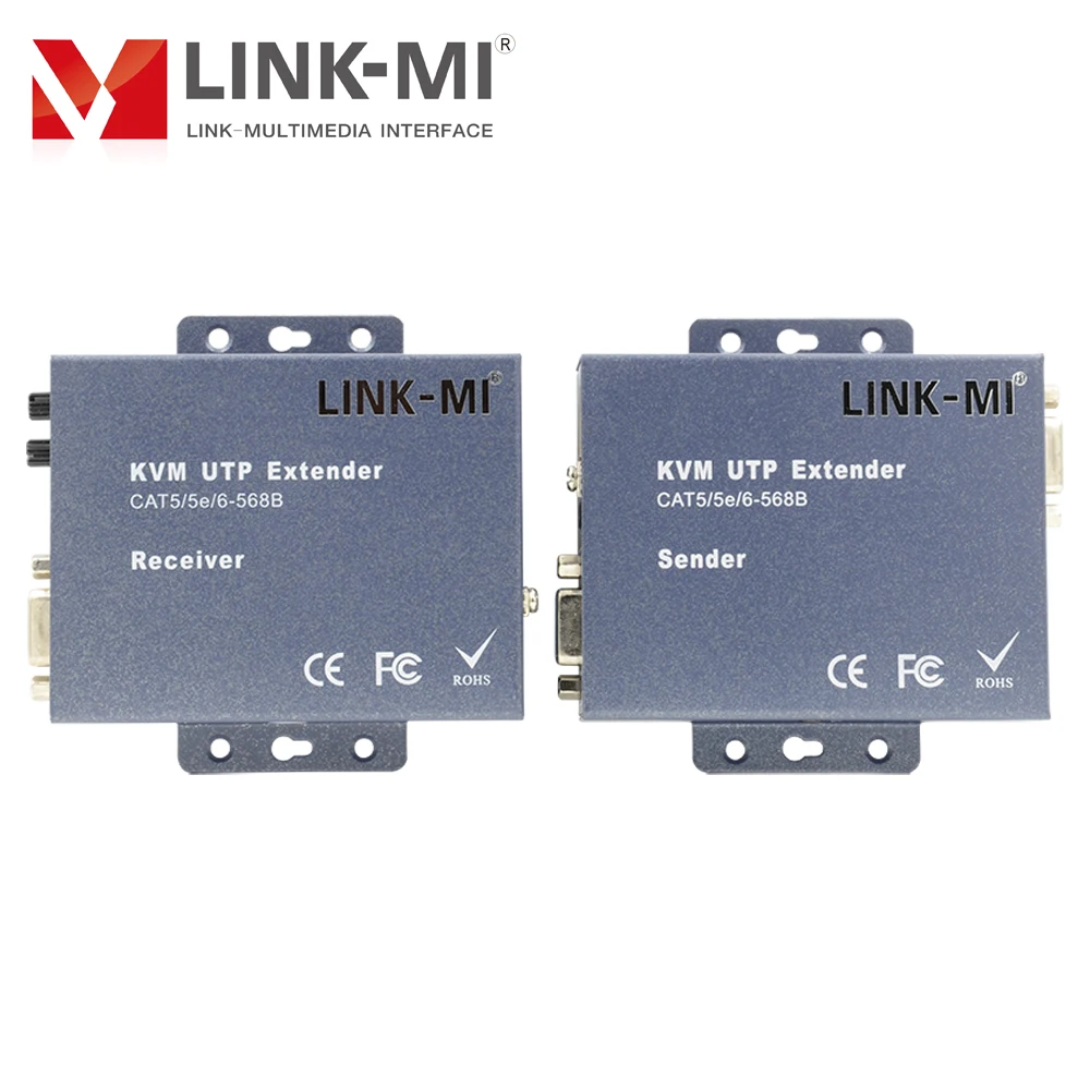 LINK MI 100 300m VGA P/S 2 квм удлинитель Поддержка мыши Клавиатура сторонний разветвитель