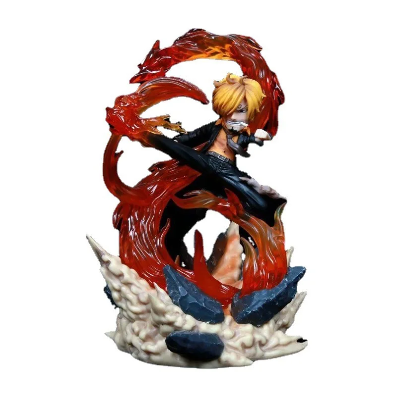 

Аниме One Piece Sanji Battle Version, ПВХ экшн-фигурка, Коллекционная модель, статуя, игрушки, подарок, 22 см