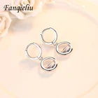 Fanqieliu, круглая подвеска с кристаллами в морской воде, реальная фотография 925, Женская фотография для девушек, FQL202107