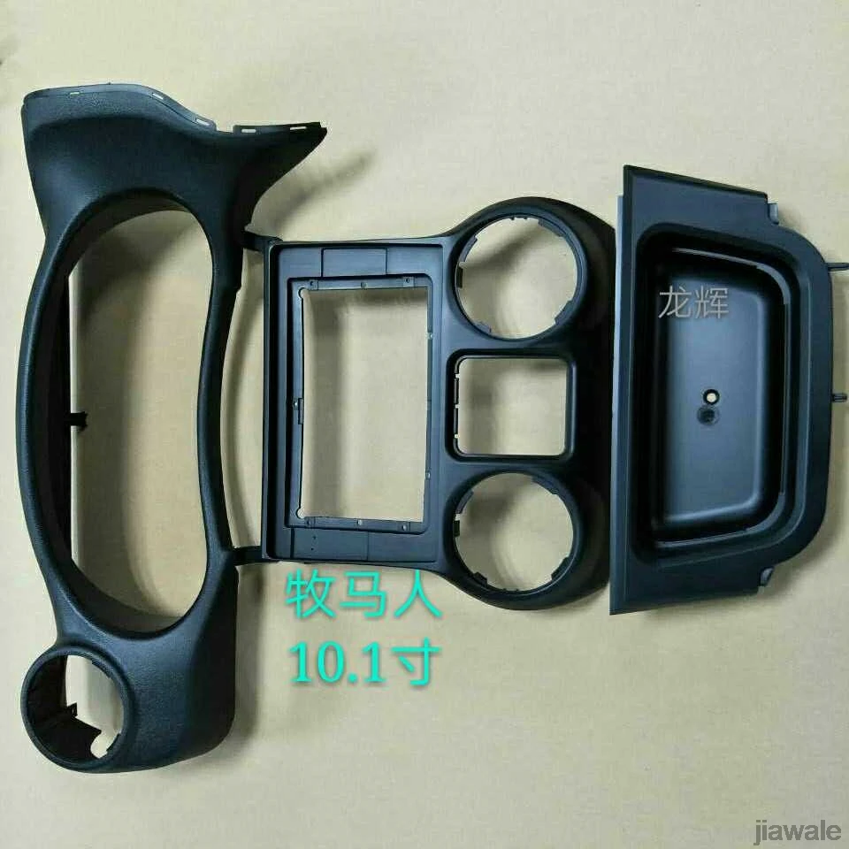 

10.1" Car radio Fascia Frame Facials Install Panel Dashboard Trim Kit for Jeep Wrangler 2008-2017