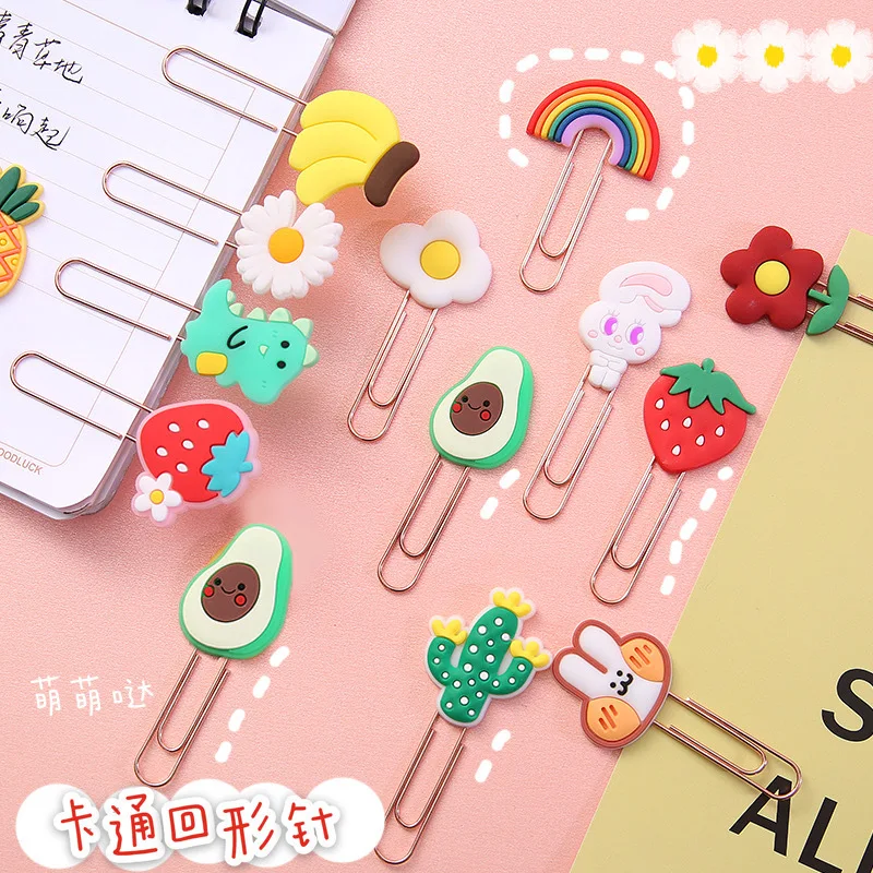 

1pcs Cartoon Bookmark for Book Kawaii Stationery Bookmarks School Supplies School Teacher Gift Cute Stationary Book Accessories