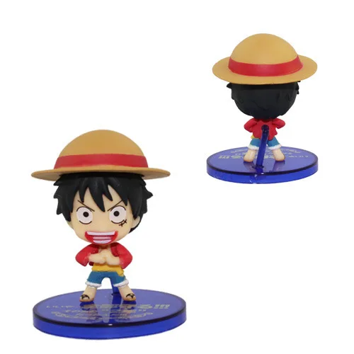 One Piece Аниме Луффи Зоро Мияк Ace курильщик ПВХ фигурка новый мир игрушка 5 см|Игровые