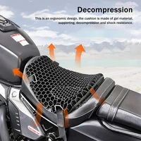 electric motorcycle cushion cover sunscreen breathable seat cover cushion decompression seat cushion cooling function outdoor