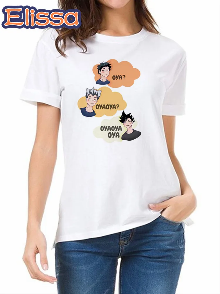 

Футболка женская с коротким рукавом и принтом «Харадзюку»