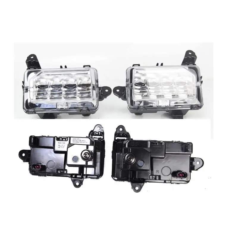 

Led Fog Light Drl Lamp W/ Bezel Wiring Set Pair For 2019-20 Gmc Sierra 1500