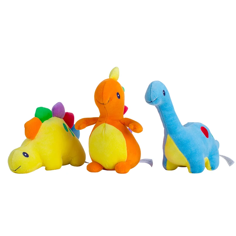 Плюшевая игрушка динозавр Тираннозавр Рекс кукла погремушка с длинным воротом и