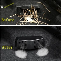 seat bottom ac air duct vent anti blocking protection cover black kit fit for toyota corolla 2019 2020 2021 auto accessories